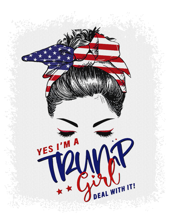 Yes IM A Trump Girl Deal With It 2024 T-Shirt