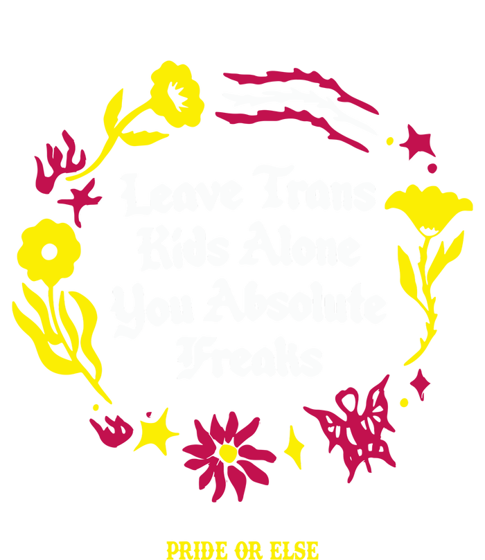 Leave Alone Absolute Freaks Floral T-Shirt