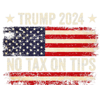 Vintage Trump 2024 No Tax On Tips Us Flag Tall Long Sleeve T-Shirt