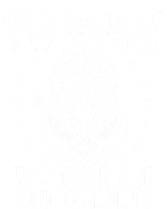 Scale Of 1 To America How Free Are You Tonight Eagle T-Shirt