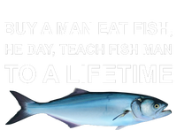 Buy A Man Eat Fish He Day Teach Fish Man To A Lifetime Funny Meme Zip Tote Bag