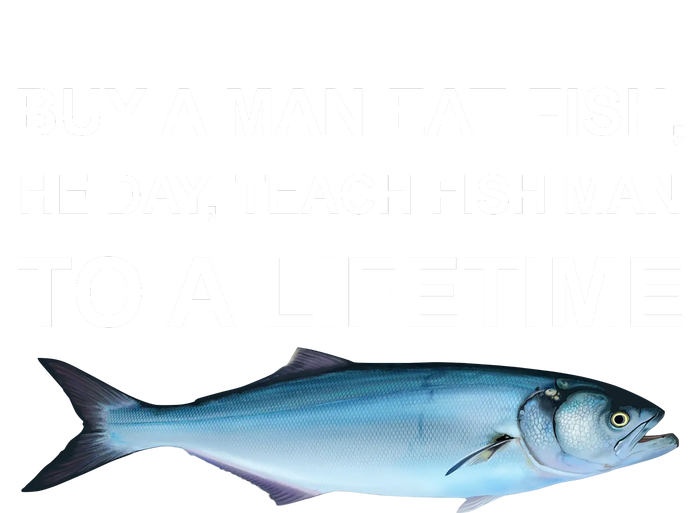 Buy A Man Eat Fish He Day Teach Fish Man To A Lifetime Funny Meme Zip Tote Bag