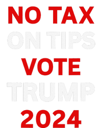 No Tax On Tips Vote Trump 2024 Take America Back Protrump Large Microfiber Waffle Golf Towel