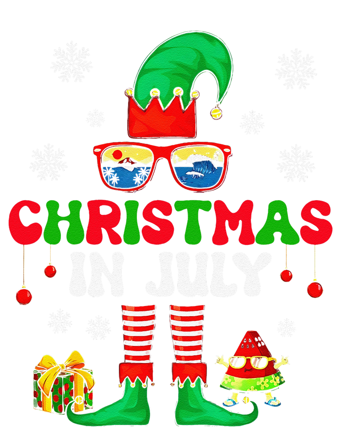 Christmas In July Elf Summer Beach Family Matching Squad Adult ChromaSoft Performance T-Shirt