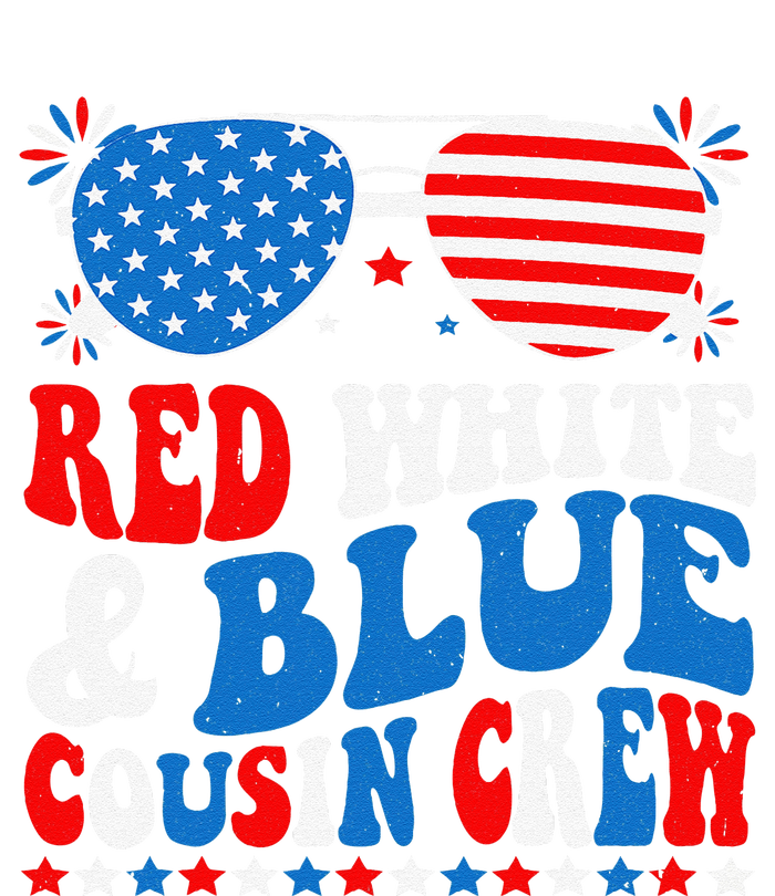 Red White And Blue Cousin Crew 4th Of July American Flag T-Shirt