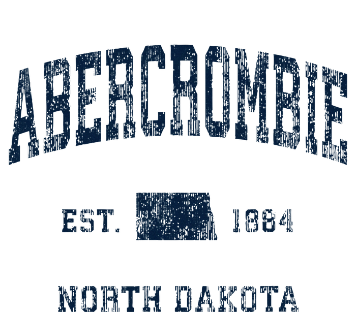 Abercrombie North Dakota Nd Vintage Athletic Kids Hoodie