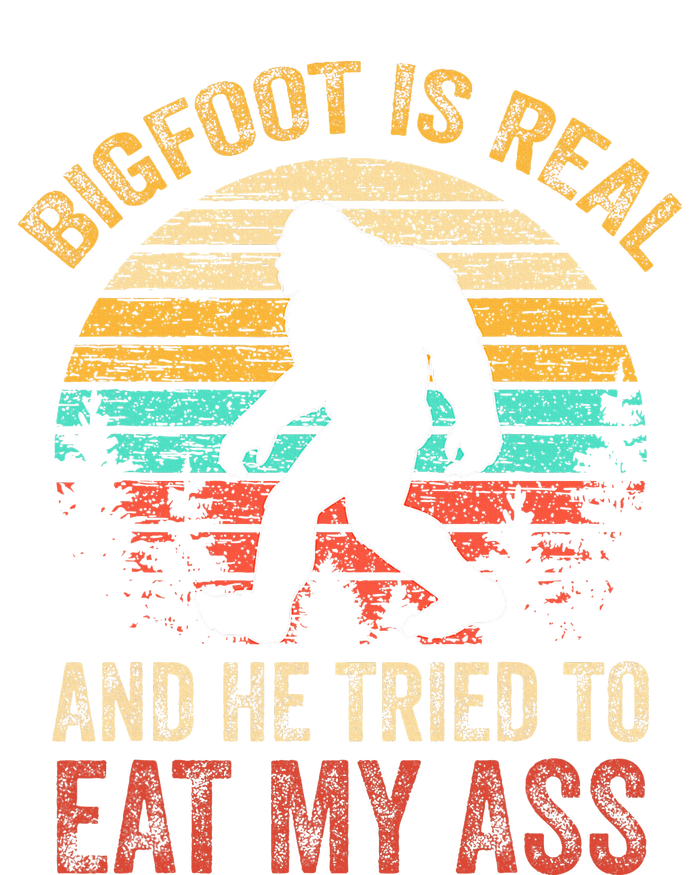 Bigfoot Is Real And He Tried To Eat My Ass Insulated Varsity Jacket