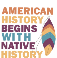 American History Begins With Native History Kids Long Sleeve Shirt