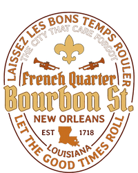 French Quarter Bourbon St New Orleans Souvenir Cooling Performance Crew T-Shirt