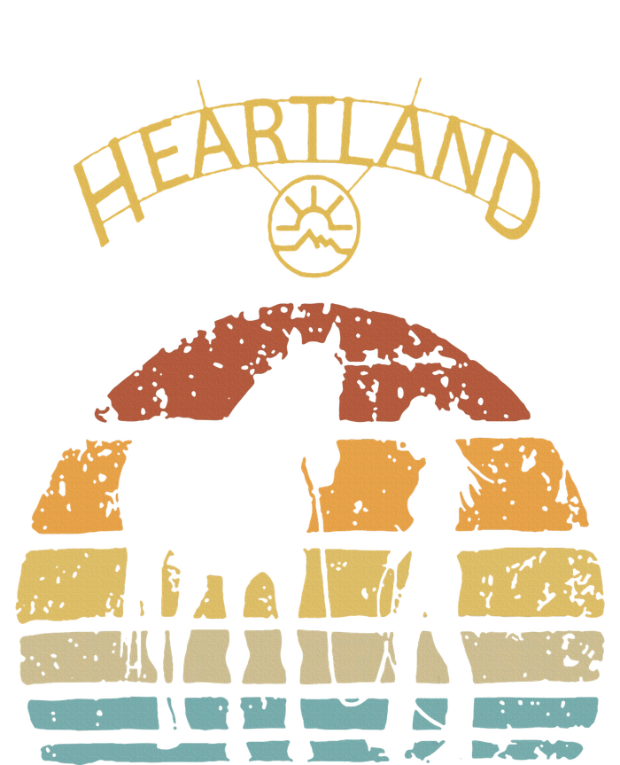 Heartland Retro Vintage Sunset 16 in Basic Backpack