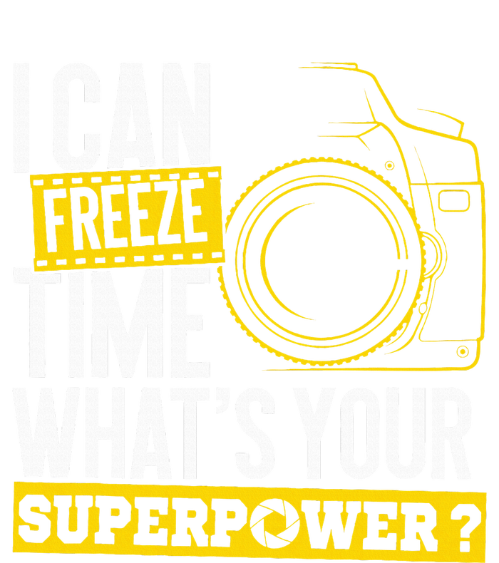 I Can Freeze Time Superpower Photographer Camera Yupoong Adult 5-Panel Trucker Hat