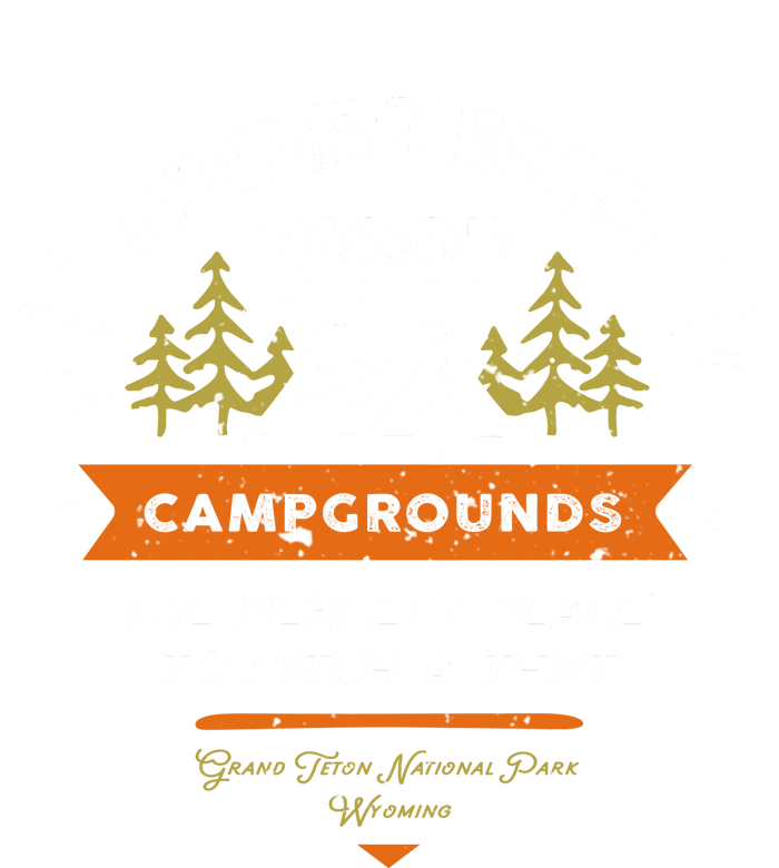 Morning Wood Campgrounds The Perfect Place To Pitch A Tent Womens Cotton Relaxed Long Sleeve T-Shirt