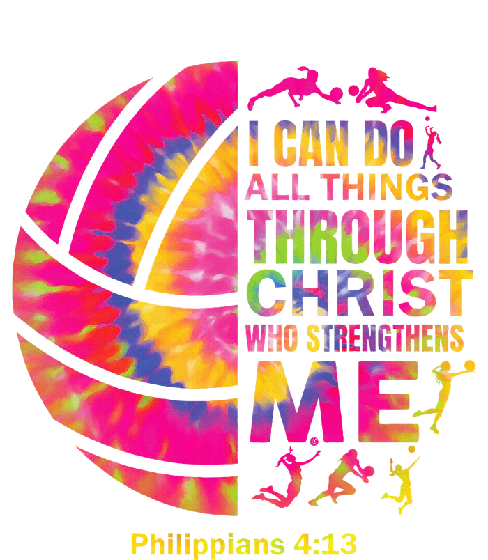 Volleyball Teen Girl Christian Christ Tie Dye Mousepad