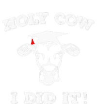 Funny Udderly Proud Graduation Gifts Holy Cow I Did It! Dry Zone Grid Polo