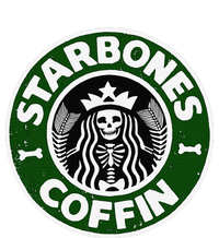 Starbones Coffin Funny Horror Coffee T-Shirt