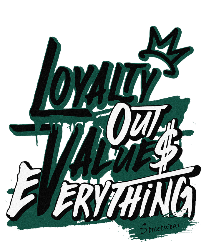 Streetwear Money Lover Matching Oxidized Green 4s Tall Long Sleeve T-Shirt