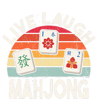 Live Laugh Mahjong Retro Mahjongg Chinese T-Shirt