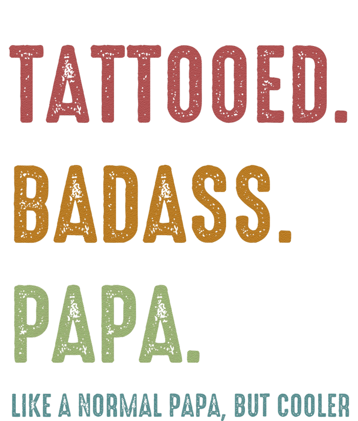 Tattooed Badass Papa Inked FatherS Day Present Tote Bag