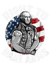 Right To Bare Arms 4th Of July Gym George Washington T-Shirt