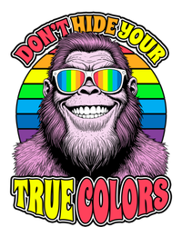 Pride Bigfoot Pink DonT Hide Your True Colors Rainbow Cool Gift Doggie Tank