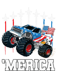 Monster Truck Usa Flag Patriotics Boy 4th Of July Hoodie