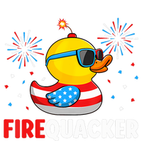 4th Of July Duck Firequacker Patriotic Fourth Of July Funny Canvas