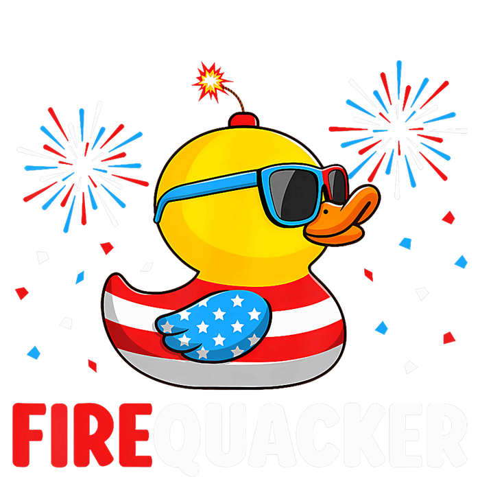 4th Of July Duck Firequacker Patriotic Fourth Of July Funny Canvas