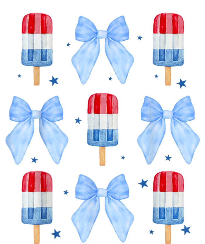 4th Of July Cute Popsicle Bows Patriotic Tank Top