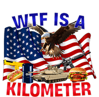 The Bald Eagle American Flag Wtf Is A Kilometer T-Shirt