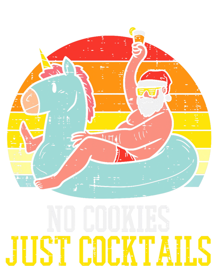 No Cookies Just Cocktails Santa Summer Christmas In July Xmas Sweatshirt