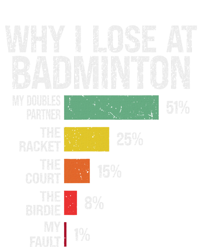 Badminton Player Lover Funny Why I Lose At Badminton T-Shirt