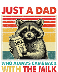 Retro Raccoon Just A Dad Who Always Came Back With The Milk T-Shirt