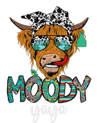 Western Moody Yaya Sunglasses Highland Cows Country Lover Kids Long Sleeve Shirt