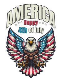 America Happy 4th Of July Patriotic Eagle T-Shirt