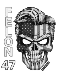 Felon 47 Trump 2024 Skull Convicted 34 Landslide Valucap Bio-Washed Visor