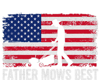 Father Mows Best Lawn Care Dad Mowing Gardener FatherS Day Bumper Sticker