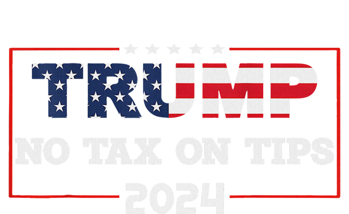 Trump 2024 No Tax On Tips Us Flag Vintage Pajama Set