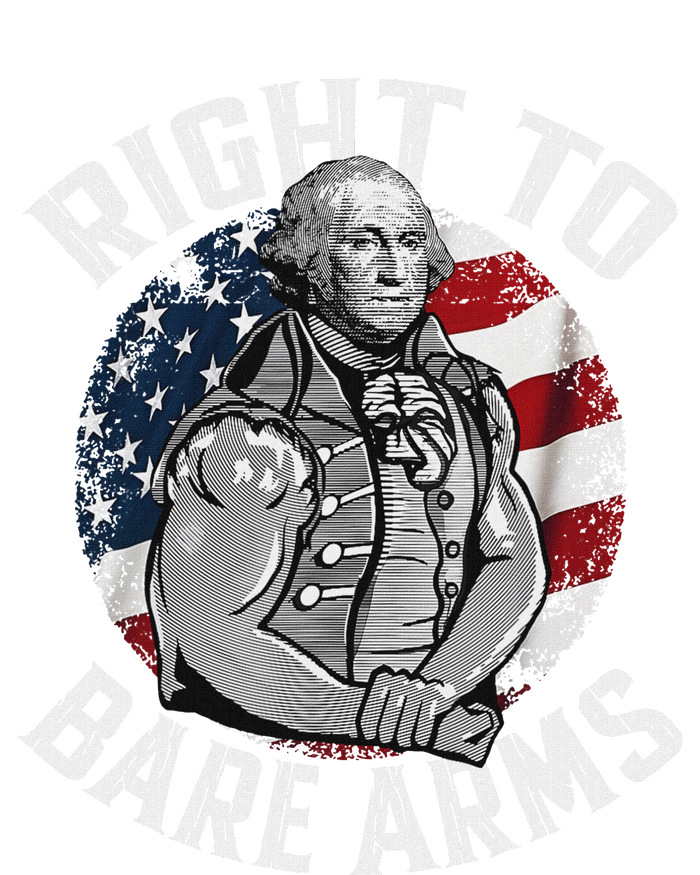 Right To Bare Arms 4th Of July Funny Gym George Washington Daily Commute Backpack