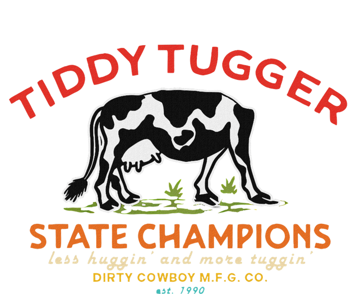 Tugger Tiddy State Champions Funny Design T-Shirt