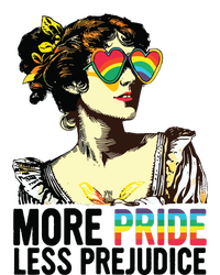 More Pride Less Prejudice Lgbt Pride Month More Pride Women's Perfect Tri Rocker Tank