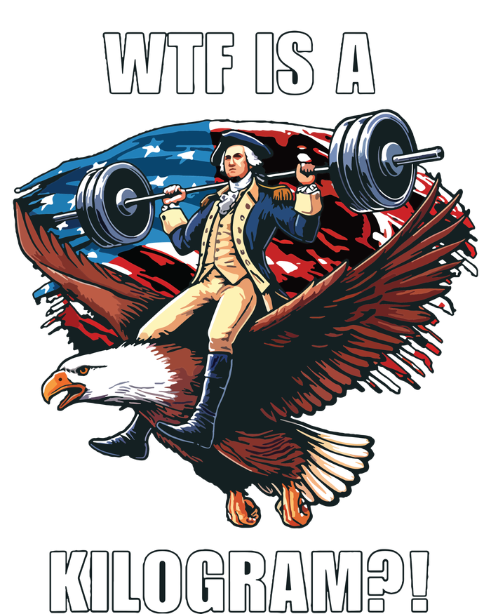 Wtf Is A Kilogram Funny 4th Of July Patriotic Eagle Usa Zip Tote Bag