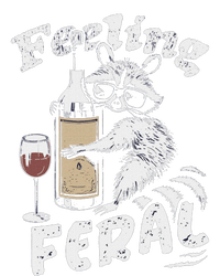 Feeling Feral Opossum Raccoon And Wine Feral Girl Summer T-Shirt