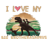 I Love My Big Brotherasaurus Brother Dinosaur Sibling Sister Sustainable Bucket Hat