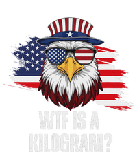 Wtf Is A Kilogram Funny 4th Of July Eagle Usa2024 Patriotic Tie-Dye Long Sleeve Shirt