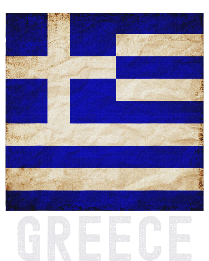 Vintage Greek Flag Distressed Greece Flag For Women T-Shirt