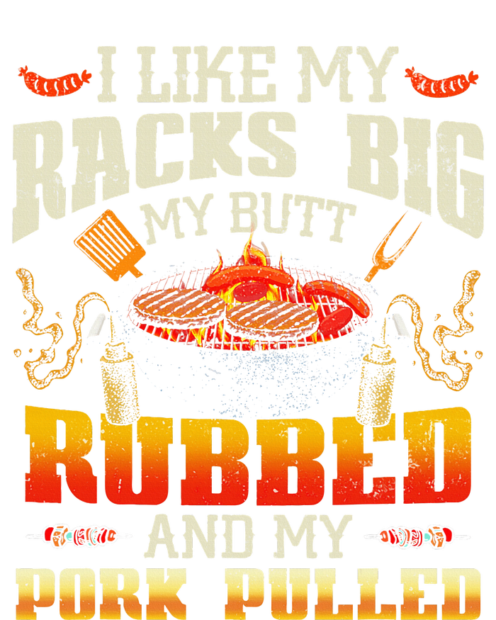 I Like Racks Big And Pork Pulled Bbq Humor T-Shirt