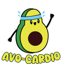 Avocardio Funny Pun Workout Running Avocado Exercise Tank Top Valucap Bio-Washed Visor