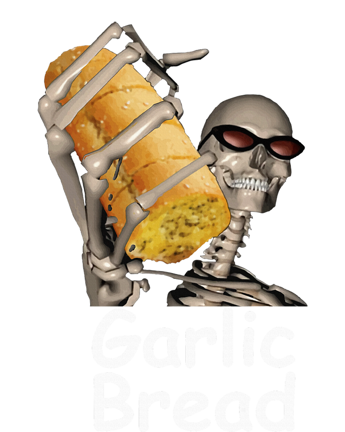 Garlic Bread Skeleton Funny Drawstring Bag