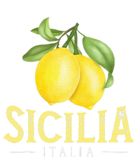 Sicilia Italia Italian Lemons Proud Sicilian Women's Racerback Cropped Tank