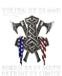 Viking By Blood American By Birth Patriot By Choice Women's Pullover Hoodie